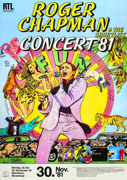 Плакат Roger Chapman – Concert ’81