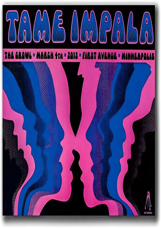 Плакат Tame Impala – Psychedelic Concert Poster