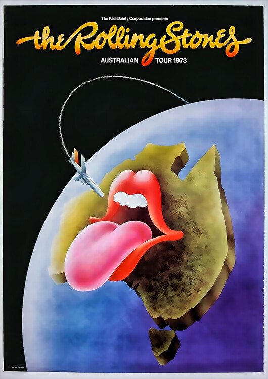 Плакат The Rolling Stones – Australian Tour 1973