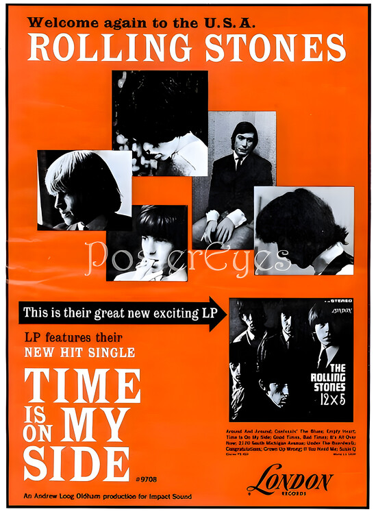 Плакат The Rolling Stones – Time Is on My Side