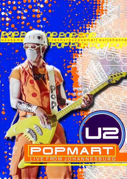 Samolepka U2 – PopMart, Live from Johannesburg