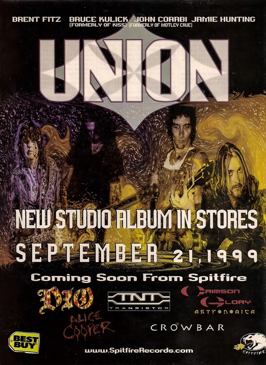 Плакат Union – New Studio Album 1999