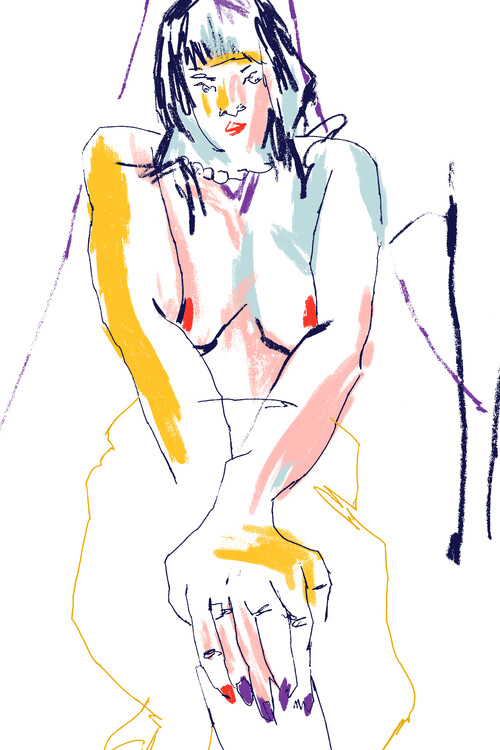 Poster Francesco Gulina - Pensive Nude