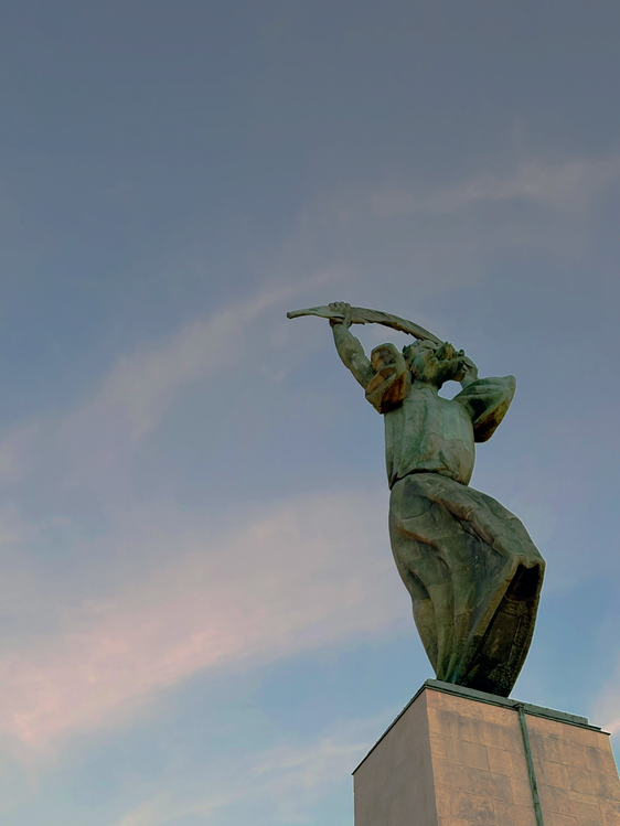 Plakat Freedom Statue-Budapest