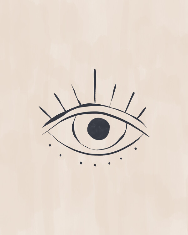 Sticker Plakat Boho Mystic Eye