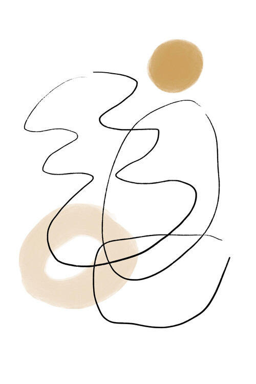Плакат Abstract Organic Lines