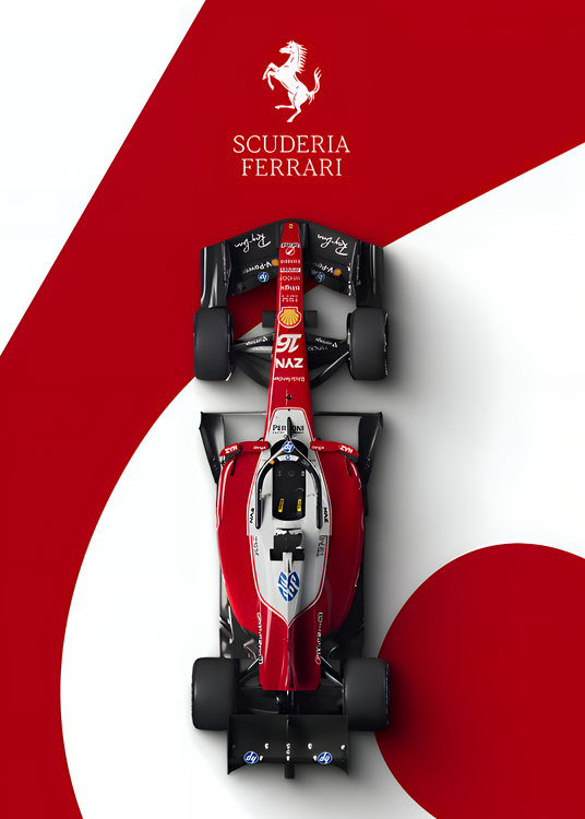 Poster Scuderia Ferrari F1 Poster - Charles Leclerc