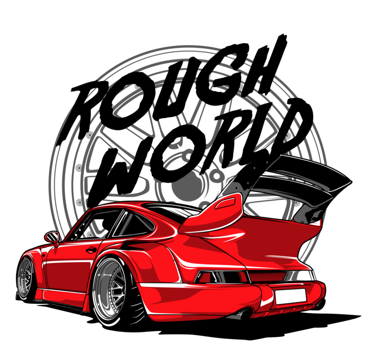 Tričko Porsche 911 – Rough World