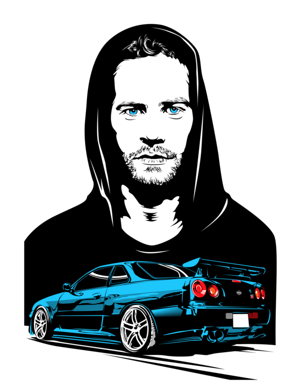 Tričko Nissan Skyline R34 – Street Icon