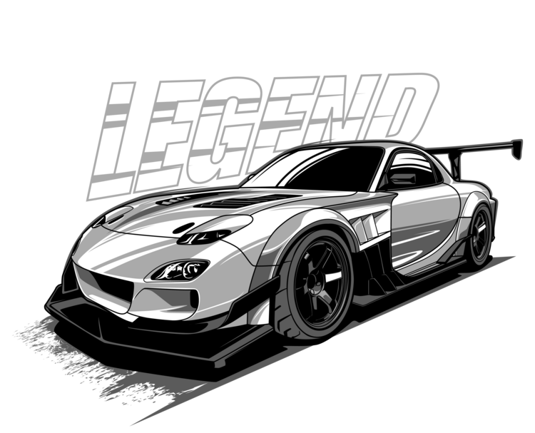 Tričko Mazda RX-7 – JDM Legend