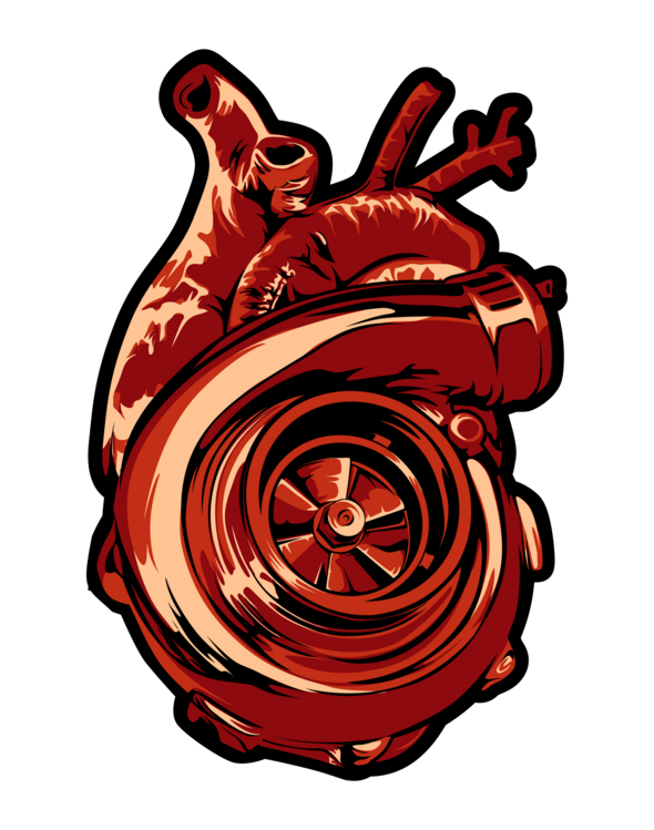 Tričko Turbocharger – Boosted Power