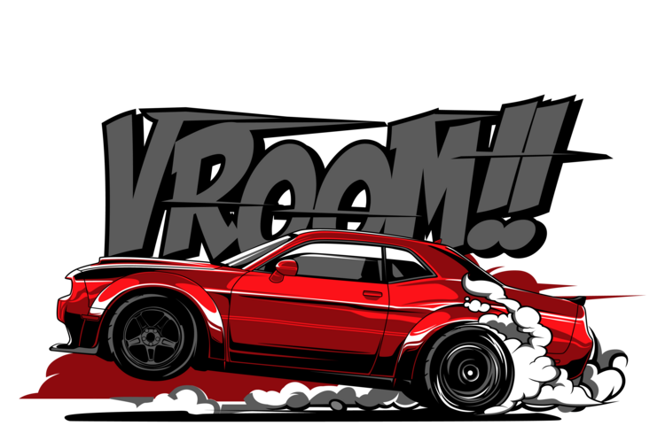 Tričko Nissan GT-R – Vroom Drift