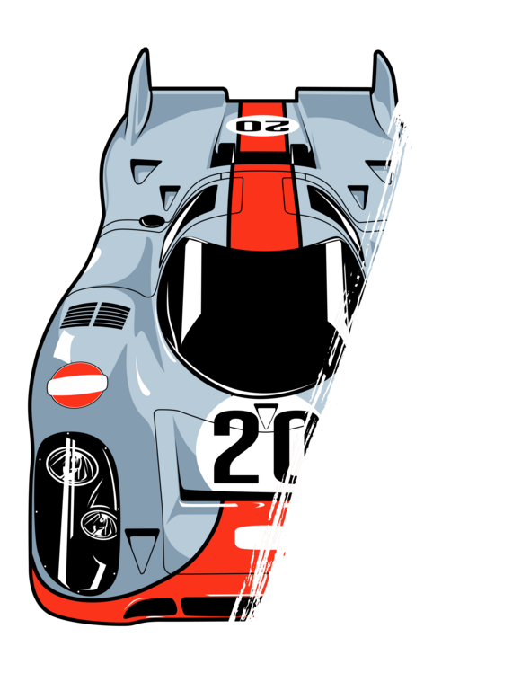 Tričko Ford GT40 – Gulf Racing