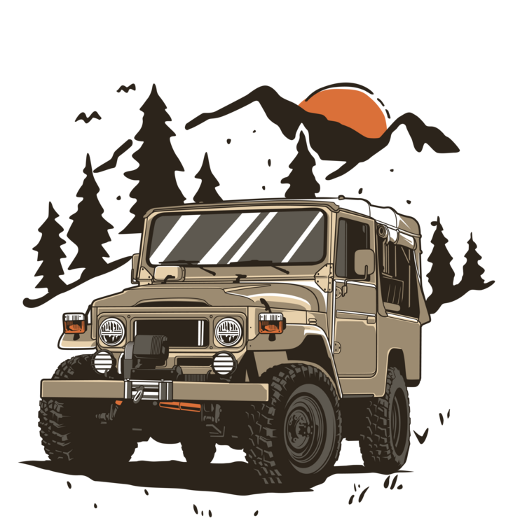 Tričko Toyota Land Cruiser – Desert Adventure