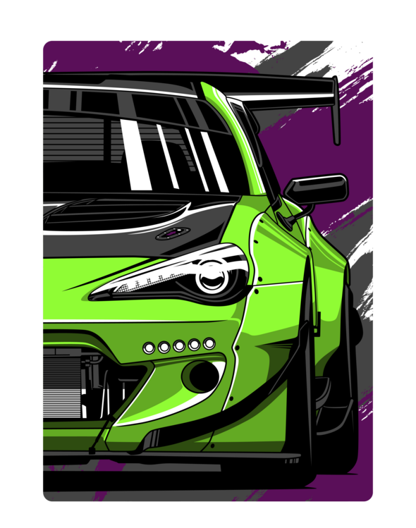 Tričko JDM Tuner – Green Street Machine