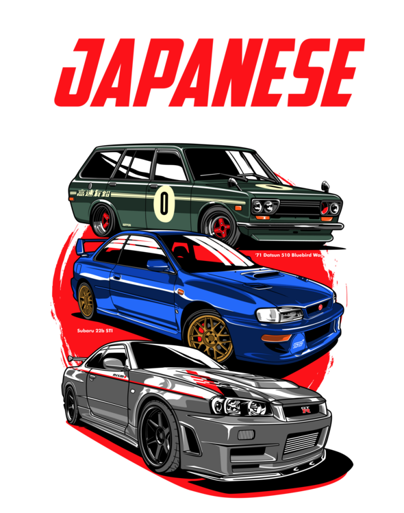 Tričko JDM Legends – Japanese Domestic Market