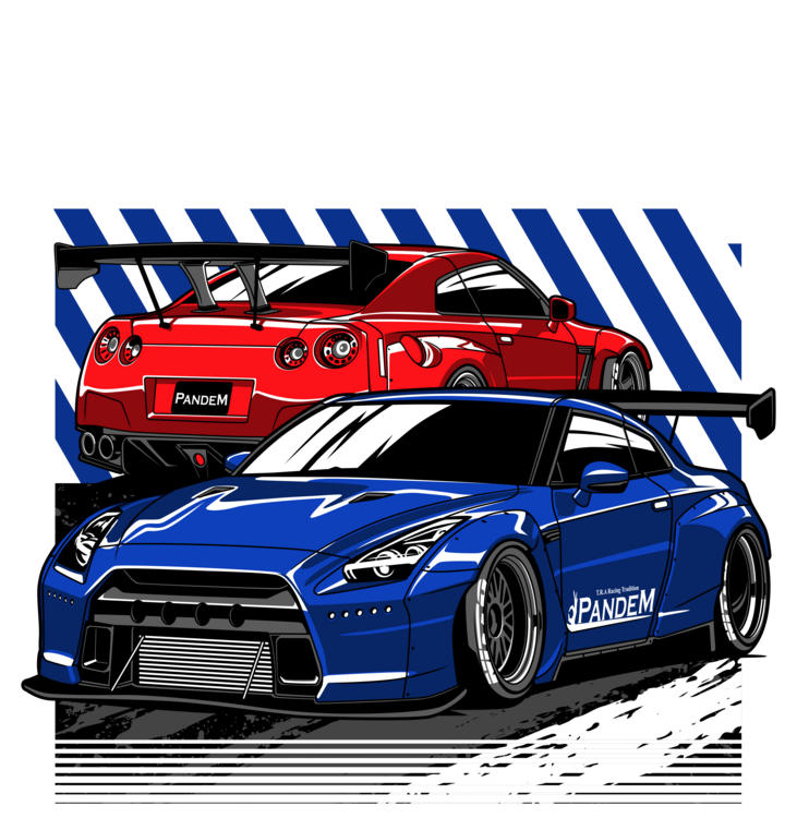 Футболка Nissan GT-R R35 – Pandem Racing