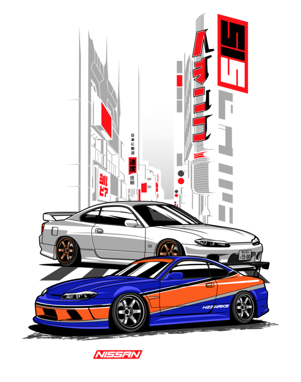 Футболка JDM Legends – Liberty Walk Racing