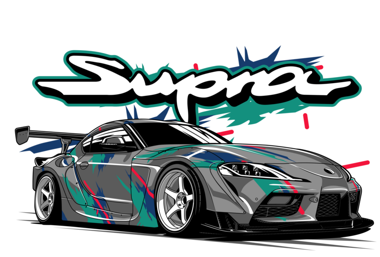 Футболка Toyota Supra MK4 – Custom Racer