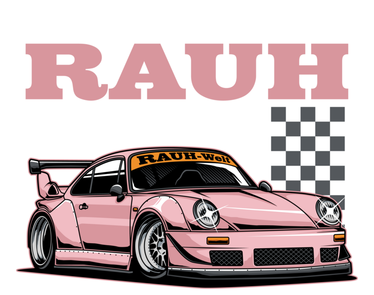 Футболка Porsche 911 – RWB Pink