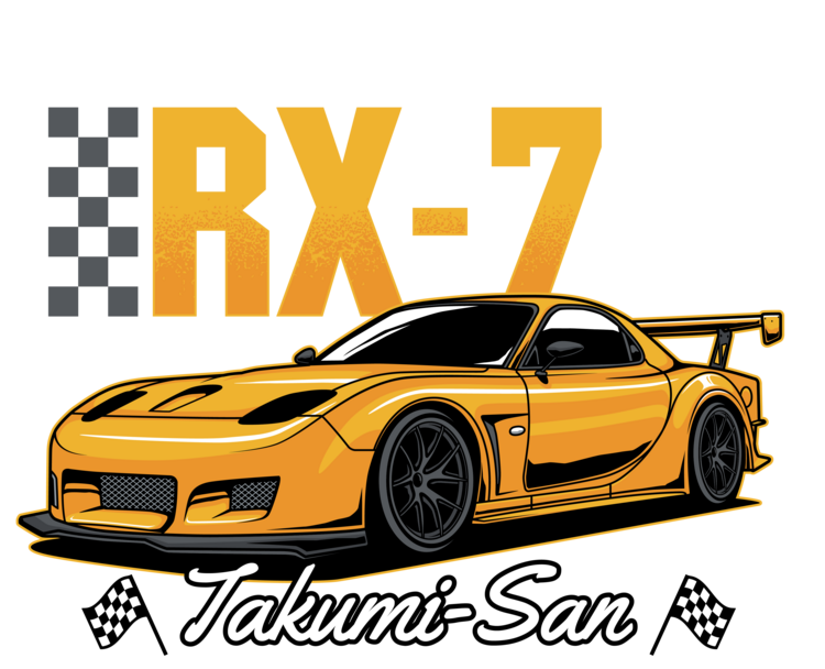 Футболка Mazda RX-7 FD – Takumi Legend