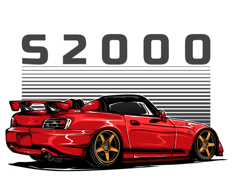 Футболка Honda S2000 – Red Roadster