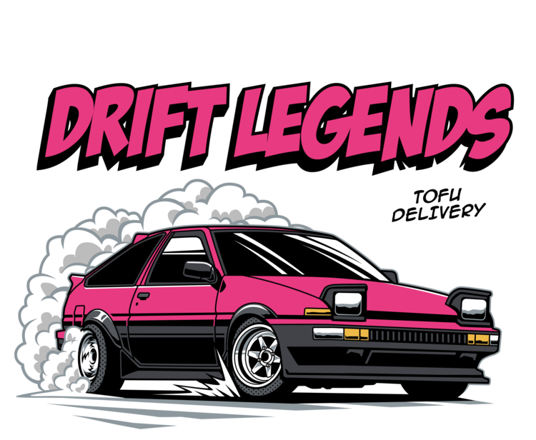 Футболка Drift Legends – Pink JDM