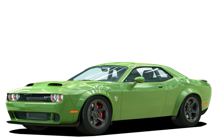 Футболка Dodge Challenger SRT Hellcat – Green Muscle