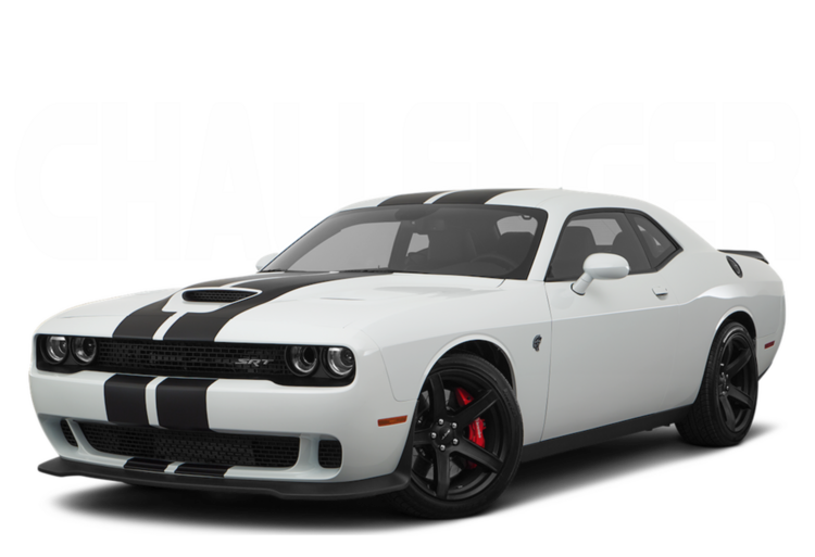 Футболка Dodge Challenger – White Muscle