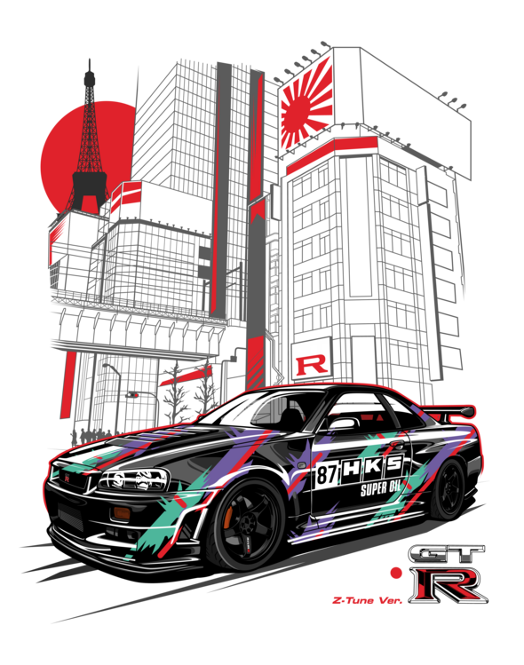 Футболка Nissan GT-R R35 – Tokyo Racing