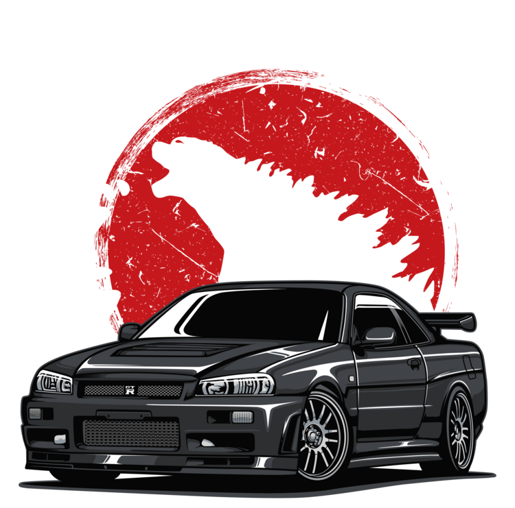 Футболка Nissan Skyline GT-R – Rising Sun