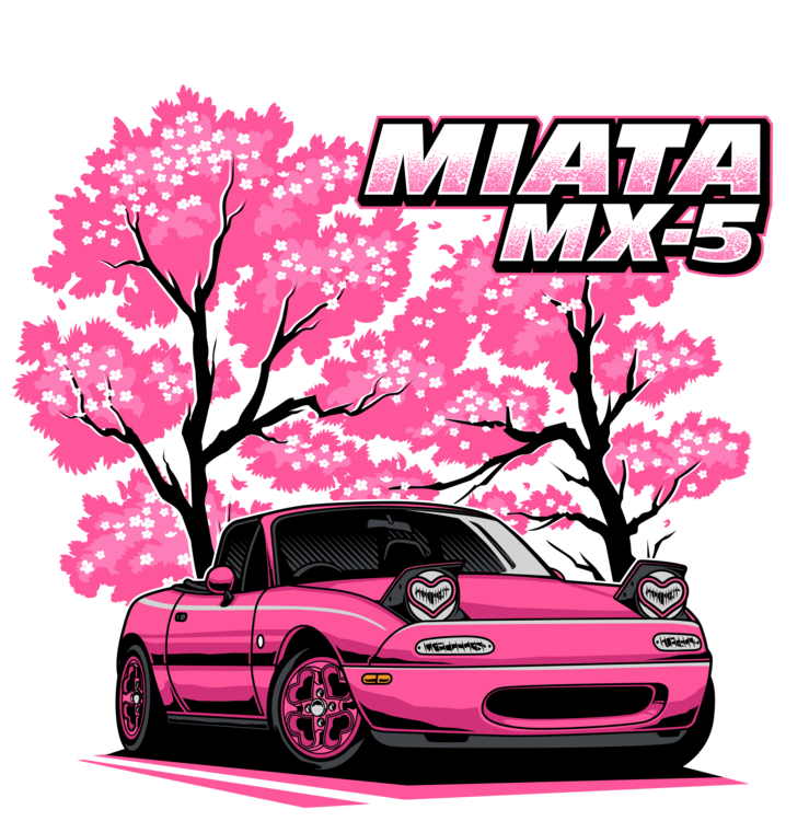 Футболка Mazda MX-5 Miata – Sakura Pink