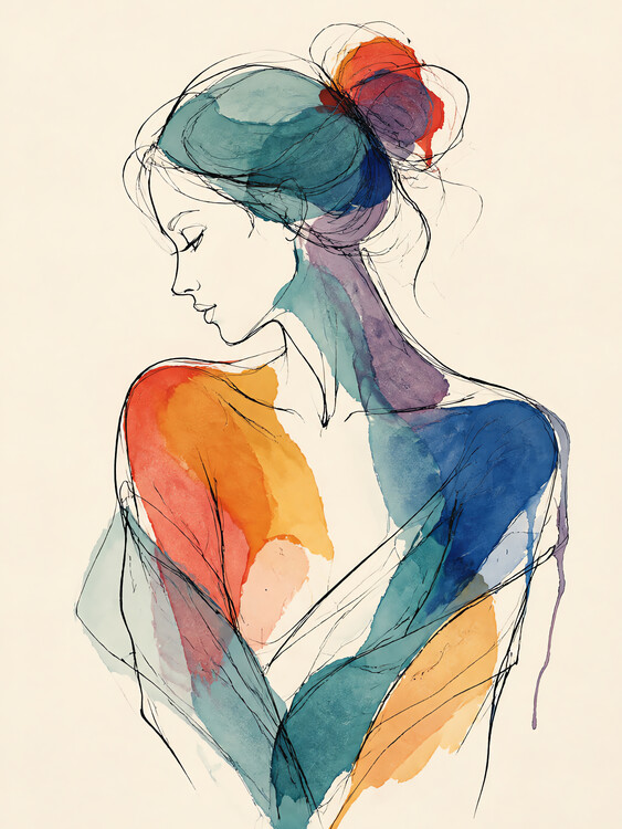 Plakat Quiet Chromatic Portrait