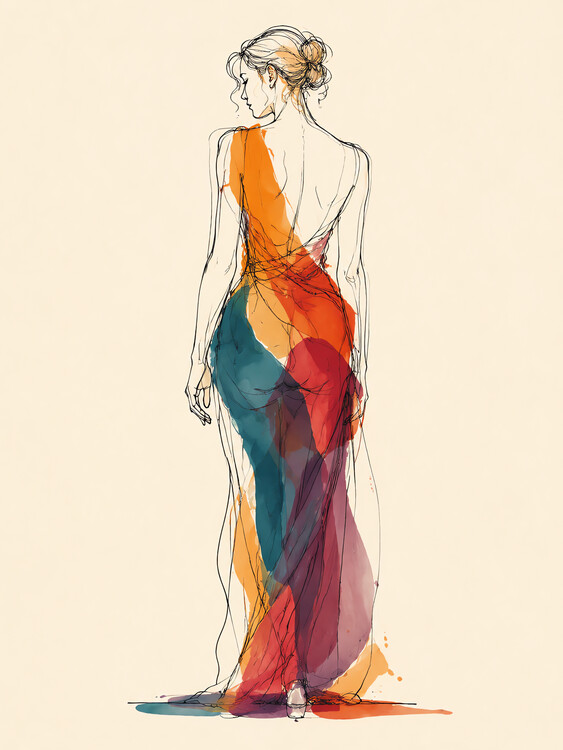 Plakat Draped in Color