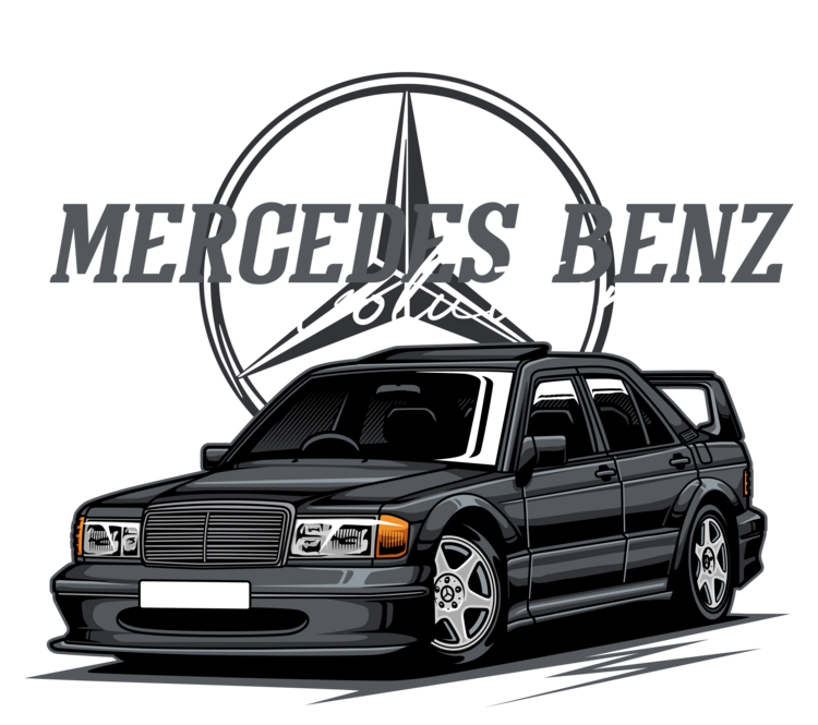 Футболка Mercedes-Benz 190E Evolution II – Black DTM