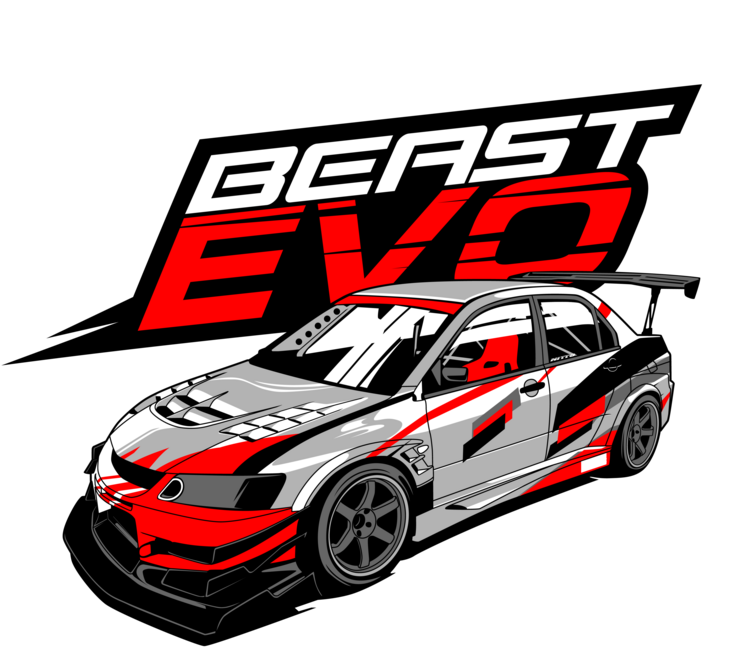 Футболка Mitsubishi Lancer Evolution – Beast Evo