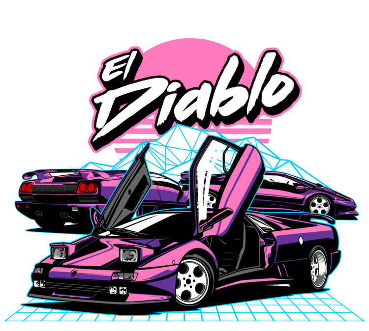 Футболка JDM Drift Car – El Diablo