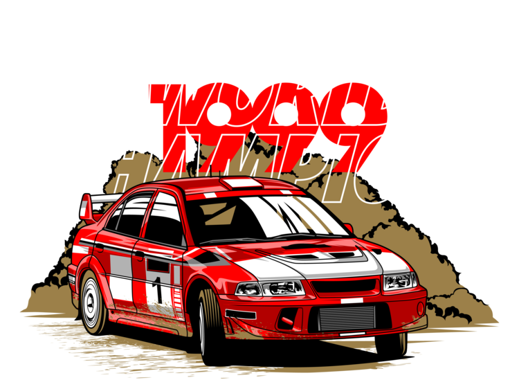 Футболка Mitsubishi Lancer Evolution – World Champion