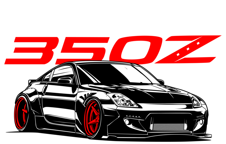 Футболка Nissan 350Z Fairlady – Black Performance