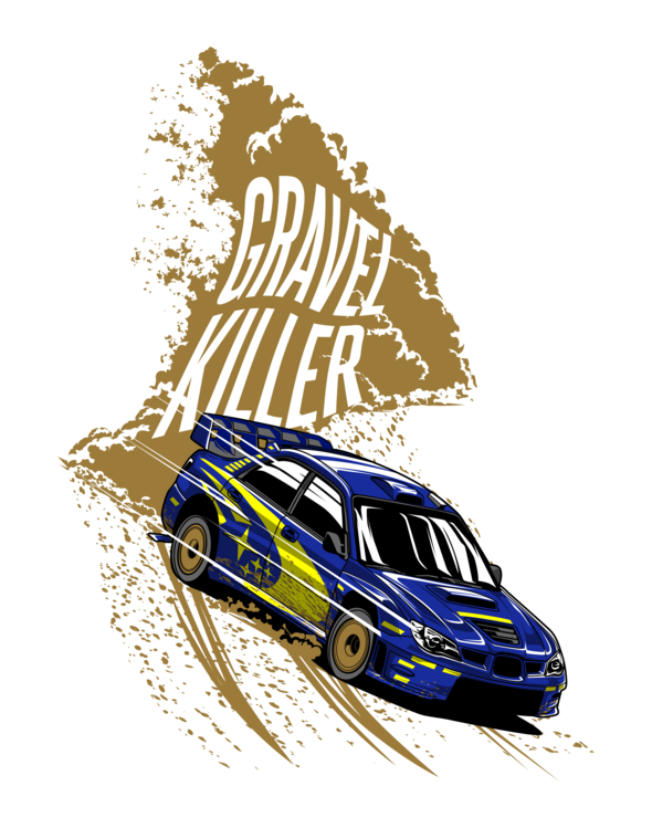 T-shirt Rally Killer – Blue Motorsport