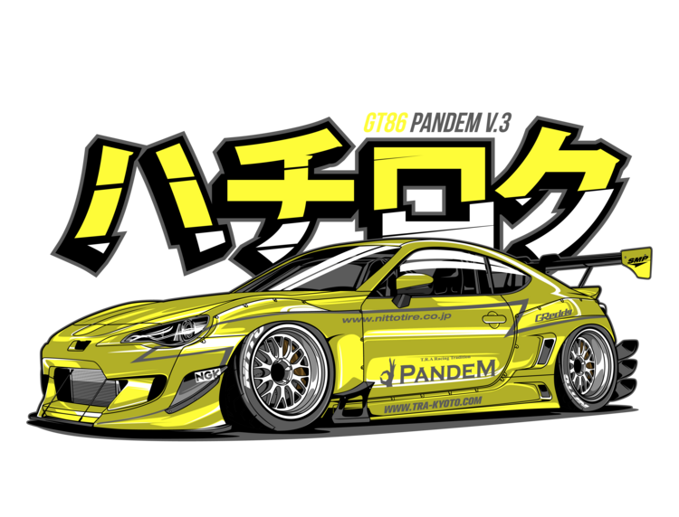 Maglietta Toyota AE86 – Hachiroku Racing