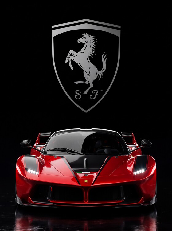 Poster Racing Heritage of the Ferrari FXX-K