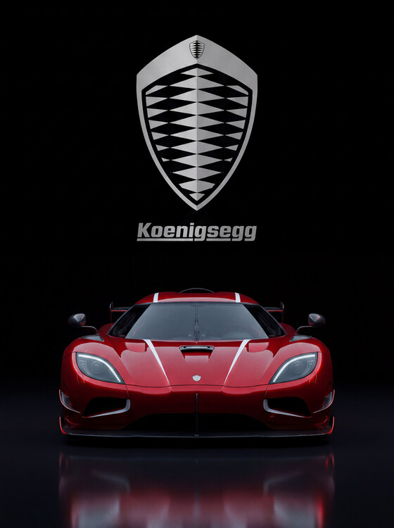 Poster Swedish Ghost Koenigsegg Agera