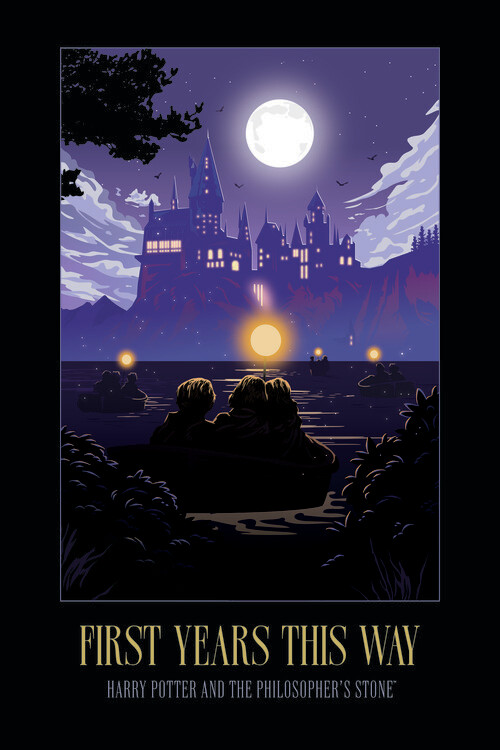 Poster Harry Potter - Ankomst till Hogwarts