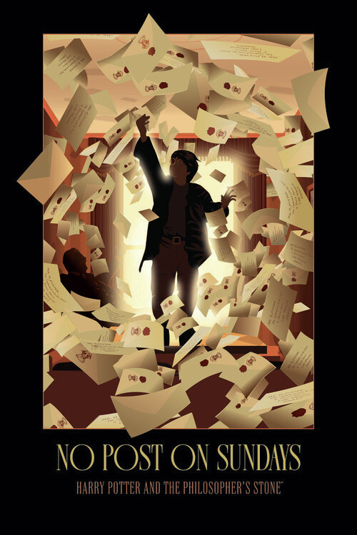 Poster Harry Potter - No Post on Sundays