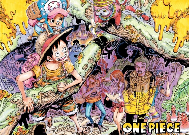 Poster One piece cover art chapter 1039