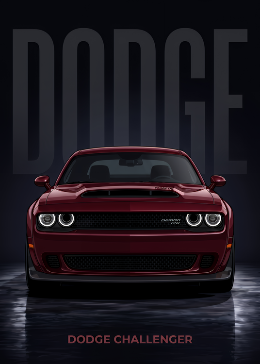 Poster 2023 Dodge Challenger SRT Demon 170