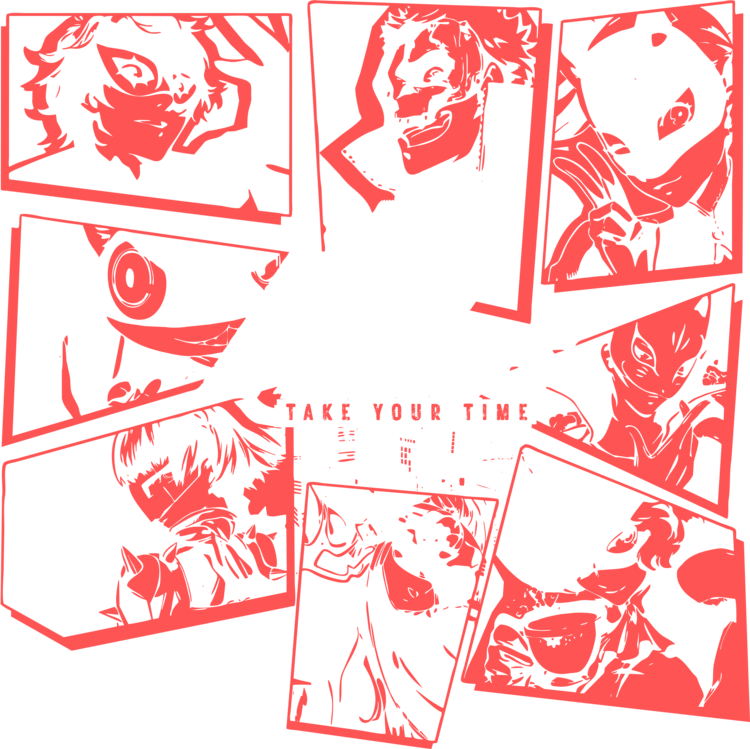 T-shirt Persona 5 - Phantom Thieves Roster