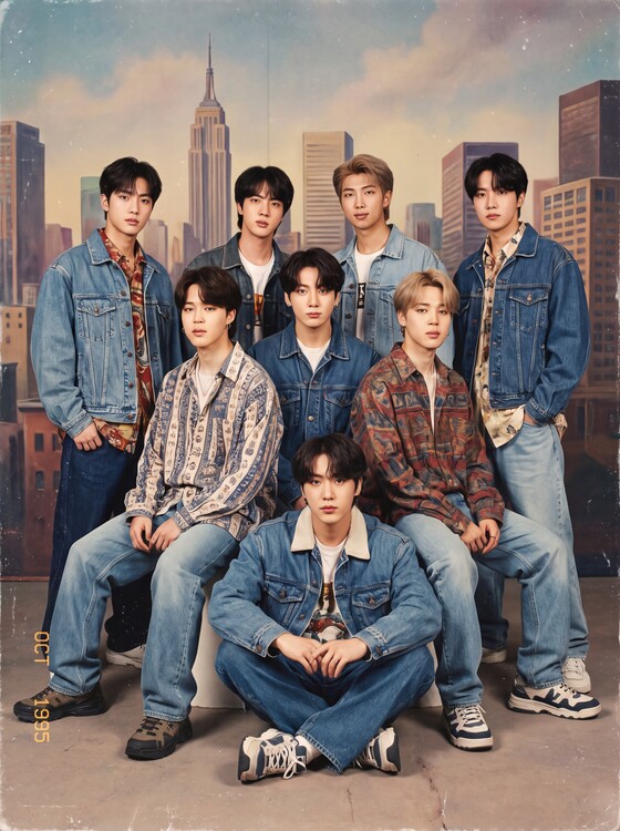 Плакат BTS Classic Look | The Golden Decade