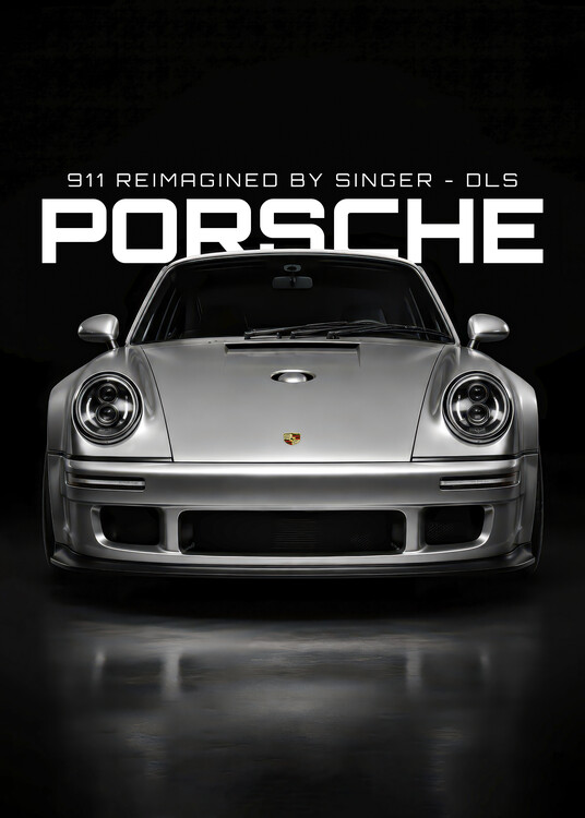 Плакат Porsche 911 Reimagined by Singer - DLS